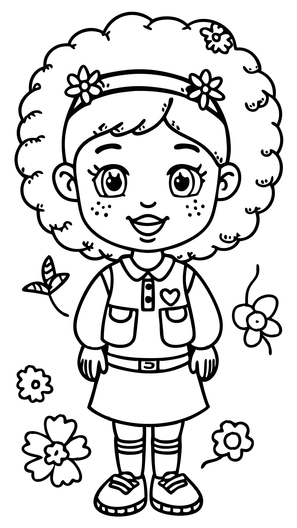 coloring pages of girls